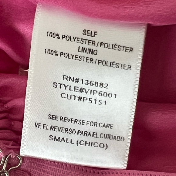 STEPS New York Pink Tiered Ruffle Romper Dress Size Small - Picture 13 of 13